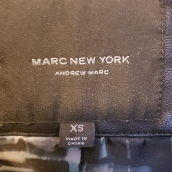 Marc New York Faux Leather Moto Jacket - Picture 5 of 6